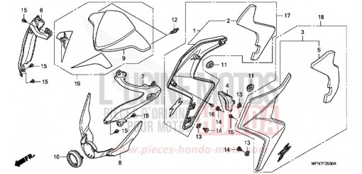 CAPOT CB1000RC de 2012